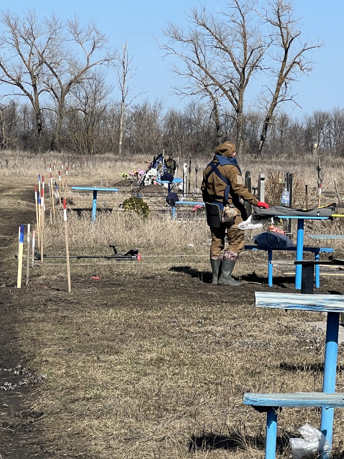 Giving a village back its cemetery: DSGU’s demining work in Kharkiv oblast